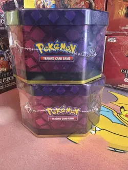 Pokemon TCG Mega Moonlit Tin Mega Gengar ex Lot of 2 Factory Sealed In Hand - Image 5