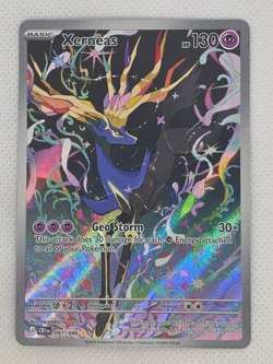 Pokemon TCG Xerneas Illustration Rare Full Art Holo 091/086 Chaos Rising NM - Image 1