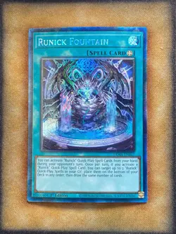 Yugioh Runick Fountain TAMA-EN027 Collector Rare 1st Ed NM - Image 1