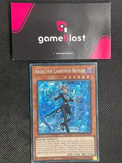 YuGiOh! | Arias the Labrynth Butler (V.1 - Secret Rare) | Age of Overlord | ENG - Image 1
