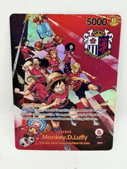 One Piece Team Monkey D. Luffy Special Doujin Kawaii Holo Art Card - Image 1