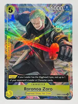 CARD ONE PIECE TCG - Roronoa Zoro Promo Alternate Art NEAR MINT English OP07 - Image 1