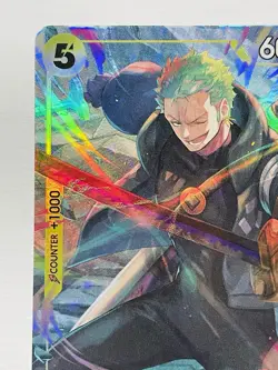 CARD ONE PIECE TCG - Roronoa Zoro Promo Alternate Art NEAR MINT English OP07 - Image 2