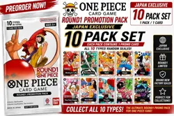 ONE PIECE Card Game ROUND1 Promotion Pack 10 Pack Set Japan Exclusive PREORDER - Image 1