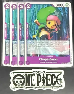 4x One Piece OP05-068 C - Chopa-Emon - EN - Regular - Play Set - TCG - NM/M - Image 1