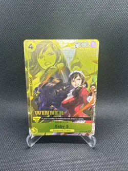 Baby 5 (Winner Pack 2026 Vol. 1) OP12-112 R One Piece Promotion Cards NM Foil - Image 1