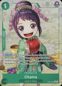 One Piece 500 Years into the Future Otama Alt Art OP07-022 NM english - Image 1