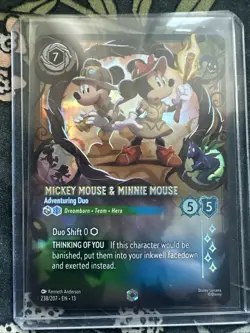 Mickey Mouse & Minnie Mouse Adventuring Duo Enchanted Disney Lorcana - Image 1
