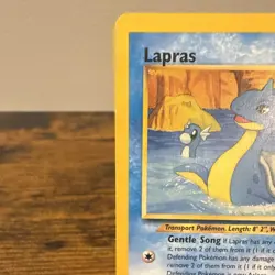 Pokemon TCG Lapras 12/18 Southern Islands Promo Regular Basic 70 HP Eng - Image 2