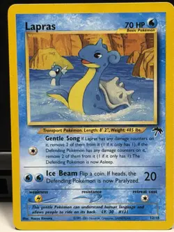 Pokemon TCG Southern Islands Lapras 12/18 Regular Promo English 2001 - Image 2