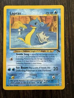 Pokemon Lapras Southern Islands 12/18 Promo Regular English - Image 2