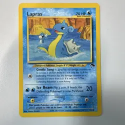 Nintendo Lapras Pokemon TCG Southern Islands Regular EN 70HP Pokemon 12/18 2001 - Image 1