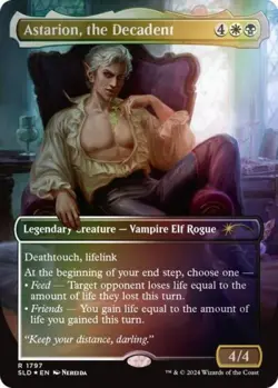 MTG English Astarion, the Decadent (Rainbow Foil) NM Foil Secret Lair - Image 1