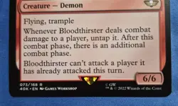 Bloodthirster Demon 073/168 R Near Mint MTG Universes Beyond: Warhammer 40K - Image 4