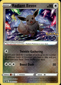 Pokemon TCG Radiant Eevee SWSH: Sword & Shield Promo Cards SWSH230 - Image 1