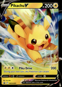 Pokemon TCG Pikachu V SWSH: Sword & Shield Promo Cards SWSH285 - Image 1