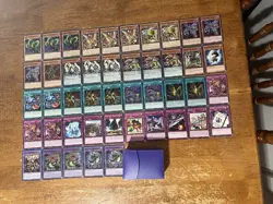 Yugioh Predaplant deck Comes Sleeved And Deck Box lot 3 - Image 1