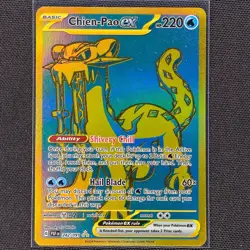 Chien-Pao ex - 242/091 - Hyper Rare - Paldean Fates - Pokemon Card - LP - Image 1