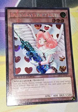 Yugioh Injection Fairy Lily SBC2 Speed Duel Prismatic Secret Rare NM - Image 1