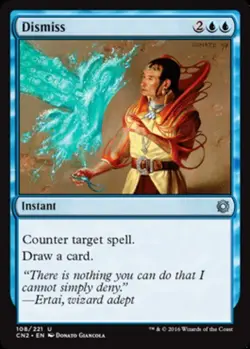 MTG Dismiss - Foil, Conspiracy 2: Take the Crown, Lightly Played, English - Image 1
