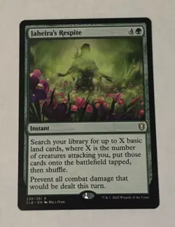 MTG Jaheira's Respite - Commander Legends: Battle for Baldur's Gate NM - Image 1