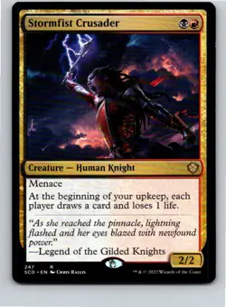 Magic the Gathering Stormfist Crusader Starter Commander Decks MTG Free Shipping - Image 1