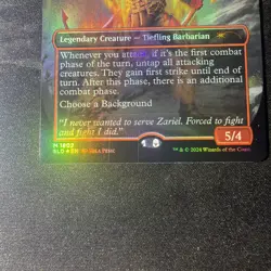 Karlach, Fury of Avernus (Rainbow Foil) [SLD] NM MTG Magic the Gathering - Image 2