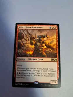 MTG: Glint-Horn Buccaneer (LP): Core Set 2020 - Image 2