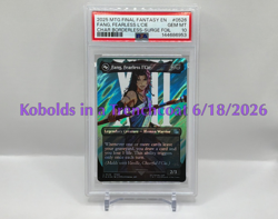 Final Fantasy MTG Fang, Fearless L'Cie Borderless Surge Foil #526 PSA 10 - Image 1