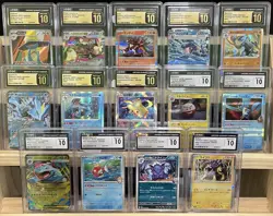 🔥POKEMON TCG BUNDLE LOT OF 14 SLABS! (8) CGC PRISTINE 10 & (6) CGC 10 GEM MT🔥 - Image 2
