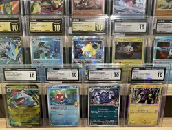 🔥POKEMON TCG BUNDLE LOT OF 14 SLABS! (8) CGC PRISTINE 10 & (6) CGC 10 GEM MT🔥 - Image 5