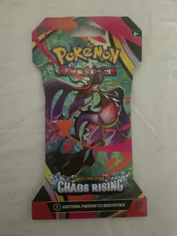 Pokemon TCG Chaos Rising Sleeved Booster Pack Art Set 4 Packs New Sealed - Image 3