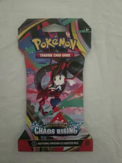 Pokemon TCG Chaos Rising Sleeved Booster Pack Art Set 4 Packs New Sealed - Image 4