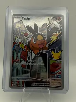 Pokemon TCG First Partner Illustration Series 2 - Tepig MEP 050 Promo - Image 1
