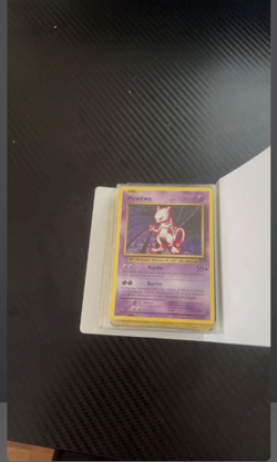 Pokemon TCG Mewtwo Base Set 2 10/130 Holo Unlimited Holo Rare - Image 1