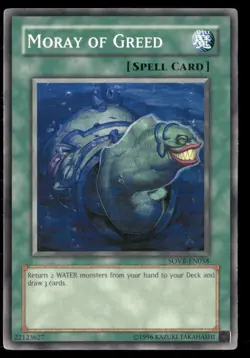 Moray of Greed SOVR-EN058 Common Yu-Gi-Oh Unlimited Near Mint - Image 1