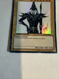 Dark Magician - SIGNED JUMP-EN049 Ultra Rare Limited Edition Yugioh Promos 2B3 - Image 5