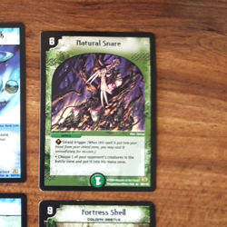DUEL MASTER NATURAL SNARE RARE CARD # 99/110 WIZARDS OF COAST 2004 - Image 1