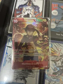 One Piece TCG Monkey D Luffy ST10-006 SR Treasure Booster Set Promo Sealed - Image 1