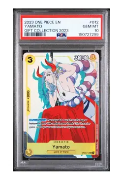 One Piece Card Game TCG Yamato ST09-012 2023 Gift Collection PSA 10 - Image 2