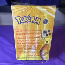 Pokemon Gym Lt. Surge & Erika Theme Deck. Empty Box and Rulebook. No Cards. - Image 2