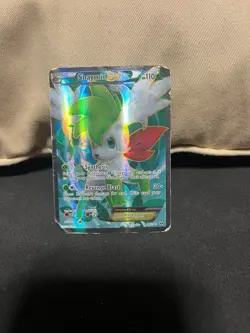 Shaymin EX 94/99 Next Destinies Ultra Rare Full Art Holo Pokemon Card HP Damaged - Image 1