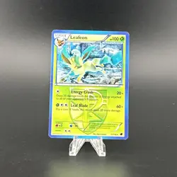 Pokemon TCG Card Leafeon HP 11/116 B&W Plasma Freeze Cracked Ice Holo Rare 2013 - Image 1