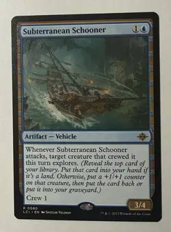 SUBTERRANEAN SCHOONER mtg NM-M Lost Caverns of Ixalan 1 Rare - Image 1