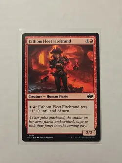 Fathom Fleet Firebrand - Foundations Jumpstart - LP - Common - Creature - Image 1