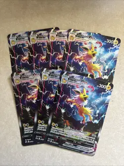 Jolteon VMax Black Star Promo Pokemon JUMBO Card SWSH184 NM 2021 English Holo - Image 3