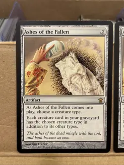 2x Ashes of the Fallen Saviors Of Kamigawa MTG Magic the Gathering Rare LP UP - Image 2