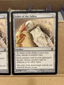 2x Ashes of the Fallen Saviors Of Kamigawa MTG Magic the Gathering Rare LP UP - Image 3