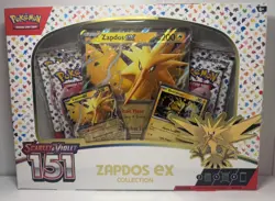 🔥Pokemon TCG Scarlet and Violet 151 Zapdos EX Collection Box🔥Factory Sealed. - Image 1