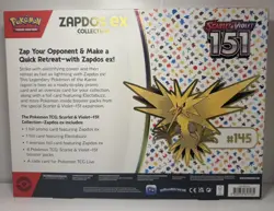 🔥Pokemon TCG Scarlet and Violet 151 Zapdos EX Collection Box🔥Factory Sealed. - Image 2